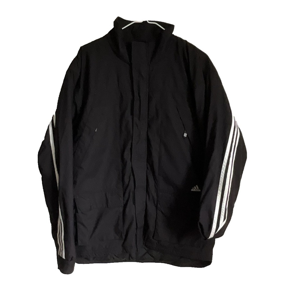 Adidas Vintage Full Zip Puffer Jacket 90s Outerwear Men Size M‎
